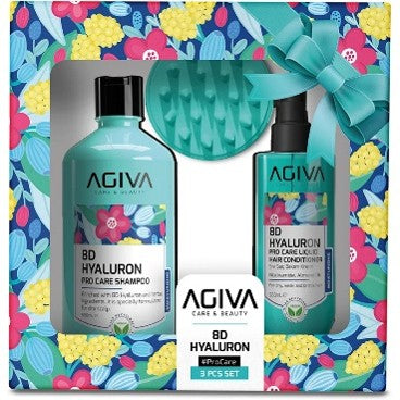 Crown Hair™ Agiva 8D Hyaluron Pro Care Set for Dry, Weak & Brittle Hair