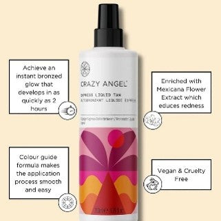Instant Bronze Self-Tan Spray – Medium Tan
