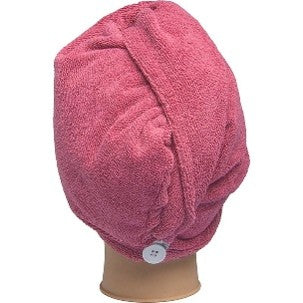 Pink Microfiber Hair Turban