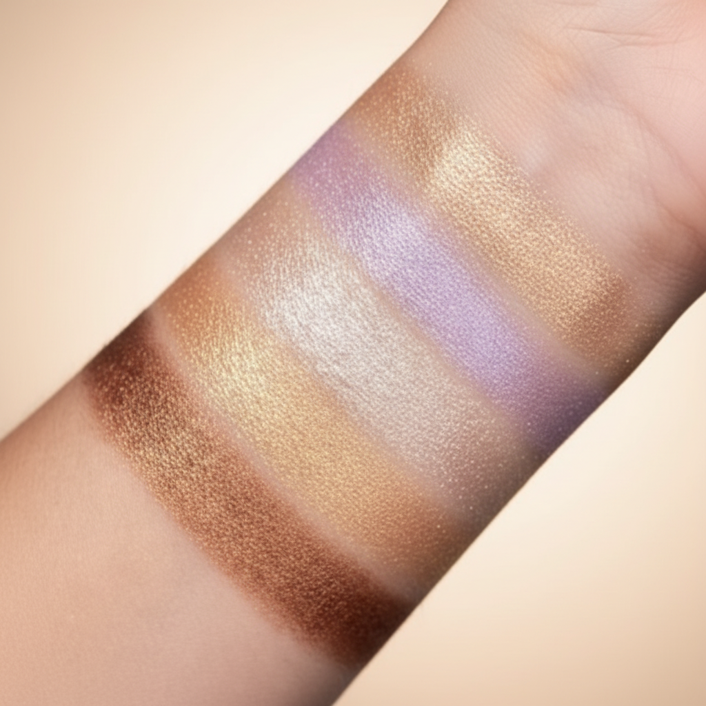 Bronze Highlight Palette - Wrist Swatch