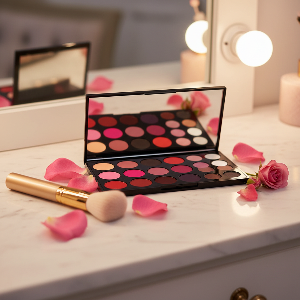 20 Colour Pro Lip Palette – 12 Matte Lipsticks & 8 Lip Glosses