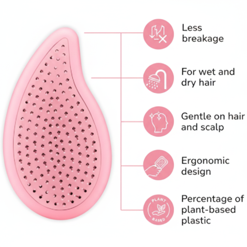 Palm Detangler Infographic