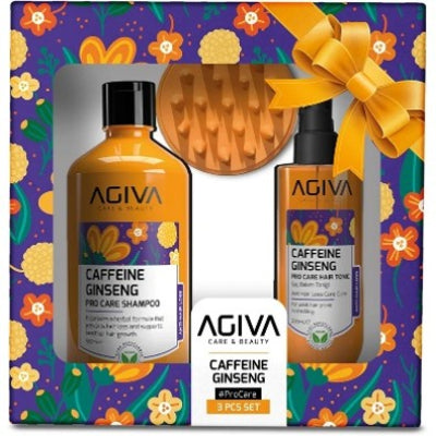 Crown Hair™ Agiva Caffeine & Ginseng Pro Care Set
