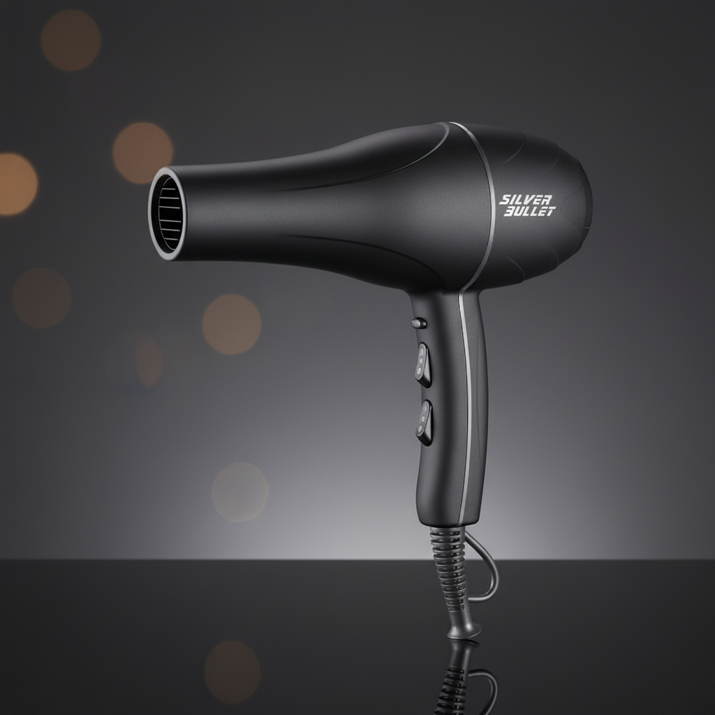Crown Hair™ Silver Bullet Style Pro Hair Dryer 2200W