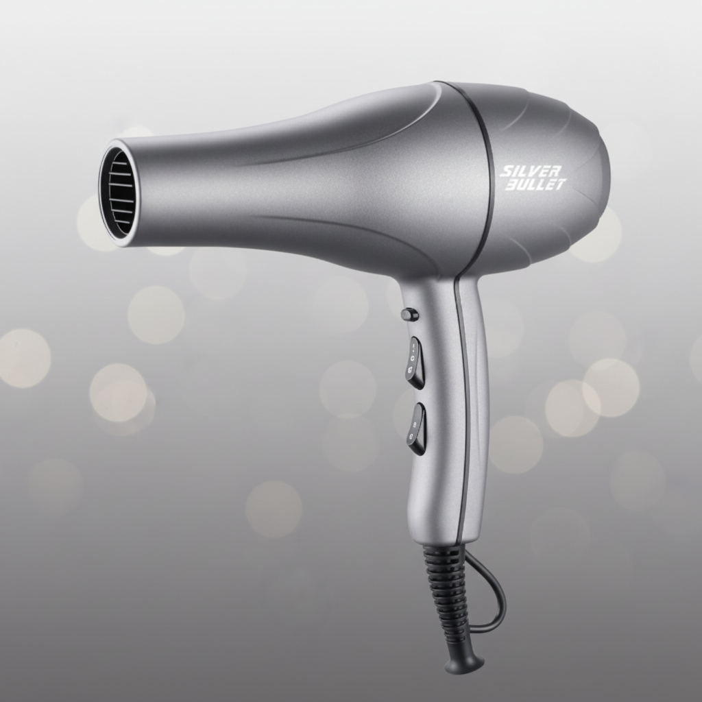 Crown Hair™ Silver Bullet Style Pro Hair Dryer 2200W