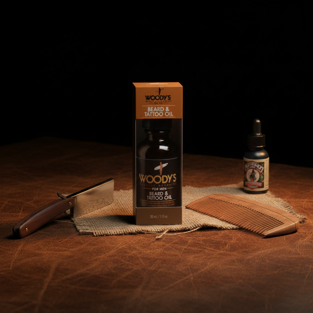 Woody's Beard & Tattoo Oil - Manly